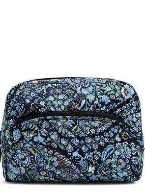 Vera Bradley Large Cosmetic Bag in Dreamer Paisley NEW